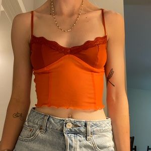 Beautiful orange bralette